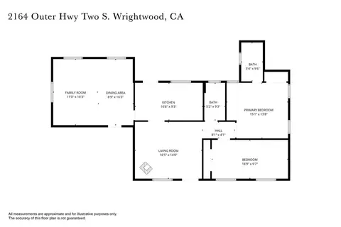 Floorplan - 2164 Outer Hwy 2 Hwy S, Wrightwood, CA 92397 photo 1 of 1