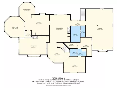 Floorplan - 613 E Sunset N, Redlands, CA 92373 photo 2 of 4