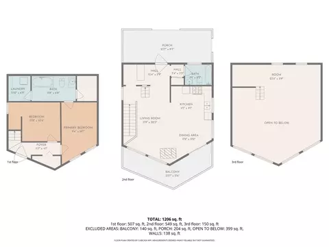Floorplan - 858 Poe Ct, Lake Arrowhead, CA 92352 photo 4 of 4
