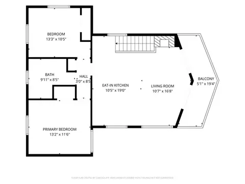 Floorplan - 841 Menlo Dr, Big Bear Lake, CA 92315 photo 2 of 3