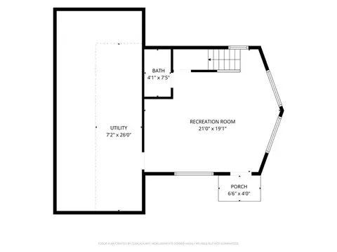 Floorplan - 841 Menlo Dr, Big Bear Lake, CA 92315 photo 1 of 3
