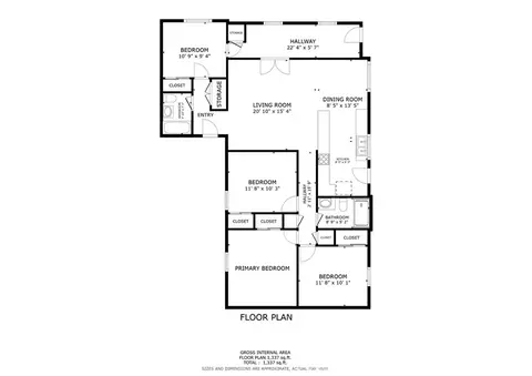 Floorplan - 1107 E Walnut Ave, Glendora, CA 91741 photo 1 of 1