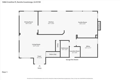 Floorplan - 14062 Crestline Pl, Rancho Cucamonga, CA 91739 photo 2 of 3