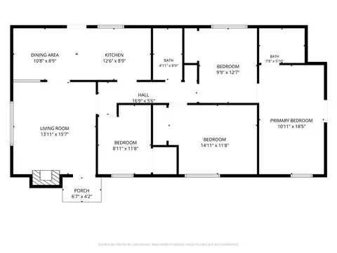 Floorplan - 6057 Florence, Riverside, CA 92504 photo 1 of 1