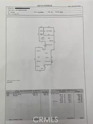 Floorplan - 537 Jamestown, Burbank, CA 91504 photo 1 of 1