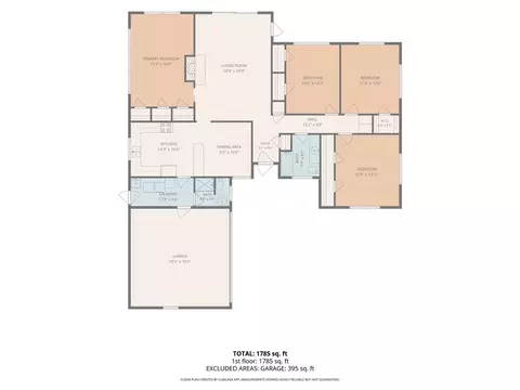 Floorplan - 1521 S 3rd Ave, Arcadia, CA 91006 photo 1 of 1