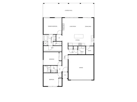 Floorplan - 1476 Wicklow, Redlands, CA 92374 photo 1 of 2