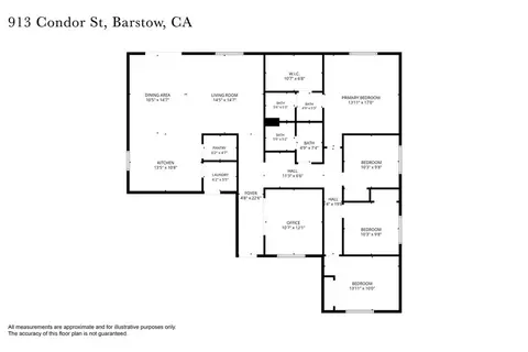 Floorplan - 913 Condor, Barstow, CA 92311 photo 1 of 1