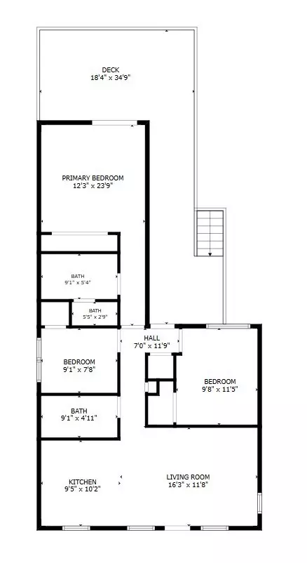 Floorplan - 10237 Silverton, Tujunga, CA 91042 photo 1 of 2