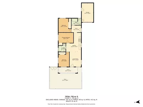 Floorplan - 129 N K St, Needles, CA 92363 photo 1 of 1