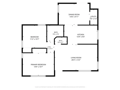 Floorplan - 7888 Fox Trl, Yucca Valley, CA 92284 photo 2 of 2