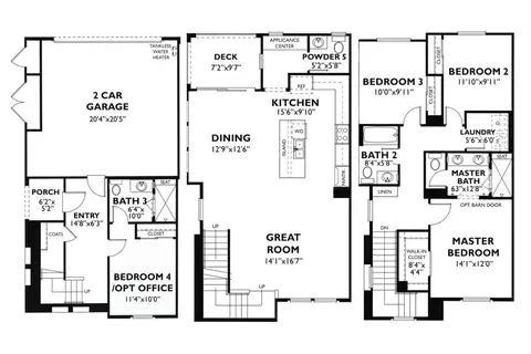 Floorplan - 20950 Cornerstone Dr, Walnut, CA 91789 photo 1 of 1
