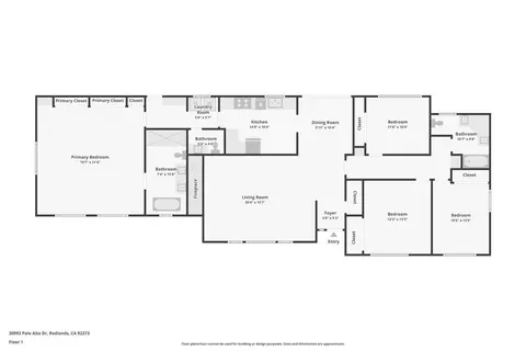 Floorplan - 30993 Palo Alto Dr, Redlands, CA 92373 photo 2 of 2