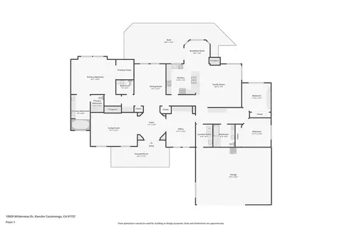 Floorplan - 10929 Wilderness Dr, Rancho Cucamonga, CA 91737 photo 1 of 1