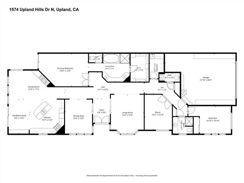 Floorplan - 1574 Upland Hills Dr N, Upland, CA 91784 photo 1 of 1
