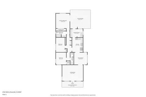 Floorplan - 2743 12th St, Riverside, CA 92507 photo 1 of 1