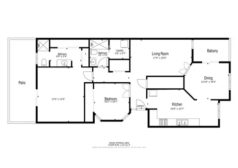 Floorplan - 4623 E 4th #6, Long Beach, CA 90814 photo 1 of 1