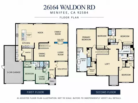 Floorplan - 26164 Waldon, Menifee, CA 92584 photo 1 of 1