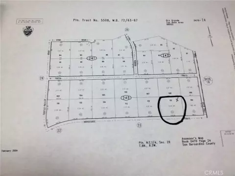 0 Horseshoe Trl, Helendale, CA 92368
