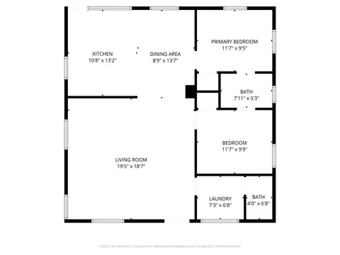 Floorplan - 1317 Hall Ave, Corcoran, CA 93212 photo 1 of 1