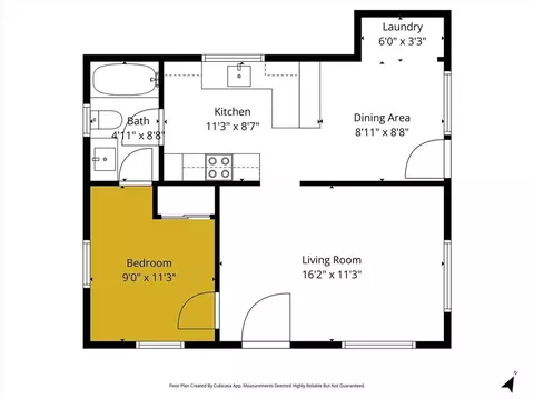 Floorplan - 578 E 9th Ave #1/2, Chico, CA 95926 photo 1 of 1