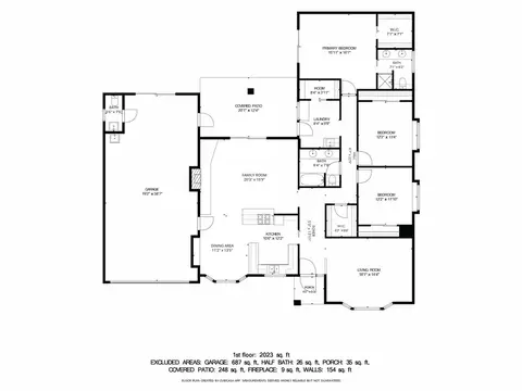 Floorplan - 2431 Judith Ct, Madera, CA 93637 photo 1 of 1