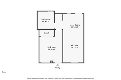 Floorplan - 6850 Quinton Ln, Tujunga, CA 91042 photo 1 of 1