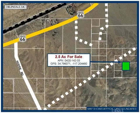0 25 Ac Near Hodge Rd, Barstow, CA 92311