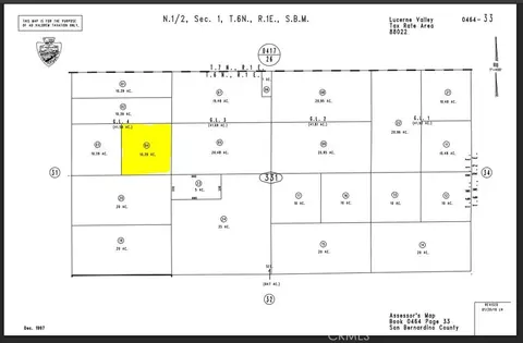 0 Harrod Parcel Apt 0464-331-04 Rd, Lucerne Valley, CA 92356