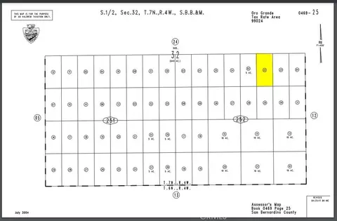 0 Silver Mountainparcel Apt 0469-252-22 Rd, Oro Grande, CA 92368