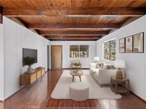 Living - 1725 Linnet, Wrightwood, CA 92397 photo 5 of 9