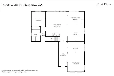 Floorplan - 14068 Gold St, Hesperia, CA 92344 photo 1 of 2