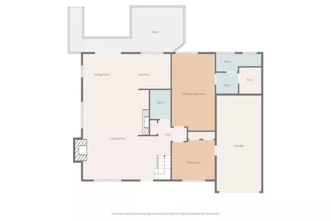 Floorplan - 5375 Chaumont, Wrightwood, CA 92397 photo 1 of 2