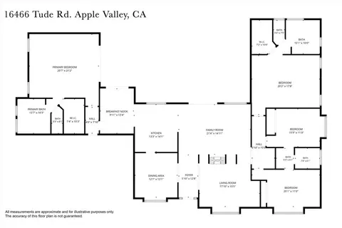 Floorplan - 16466 Tude, Apple Valley, CA 92307 photo 1 of 1