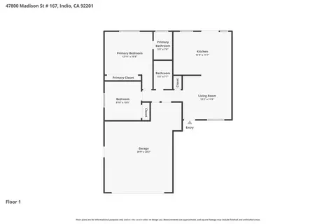 Floorplan - 47800 Madison, Indio, CA 92201 photo 1 of 1