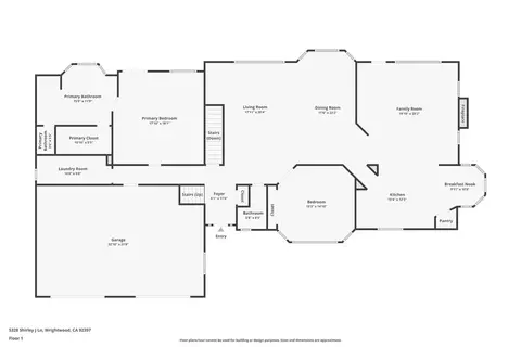 Floorplan - 5328 Shirley J, Wrightwood, CA 92397 photo 2 of 4