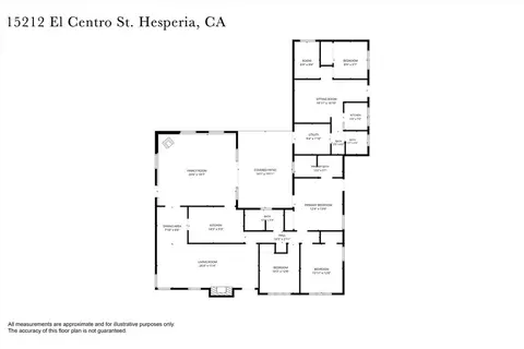 Floorplan - 15212 El Centro St, Hesperia, CA 92345 photo 1 of 1