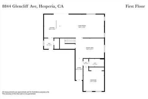 Floorplan - 8844 Glencliff Ave, Hesperia, CA 92345 photo 1 of 2