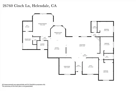 Floorplan - 26760 Cinch, Helendale, CA 92342 photo 1 of 2
