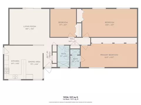 Floorplan - 270 E 13th St, Beaumont, CA 92223 photo 1 of 1
