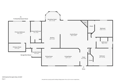Floorplan - 14570 Gayhead, Apple Valley, CA 92307 photo 1 of 3