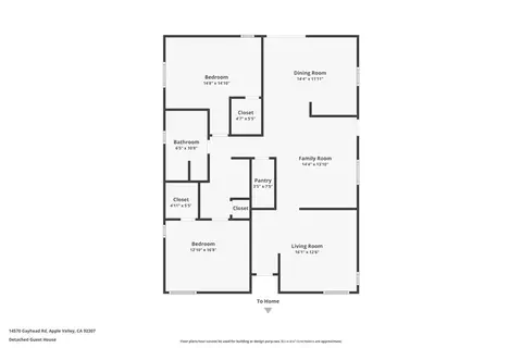 Floorplan - 14570 Gayhead, Apple Valley, CA 92307 photo 2 of 3