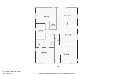 Floorplan - 14570 Gayhead, Apple Valley, CA 92307 photo 2 of 3