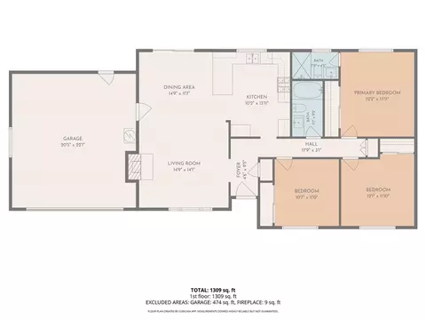 Floorplan - 14850 Riverside St, Hesperia, CA 92345 photo 1 of 1