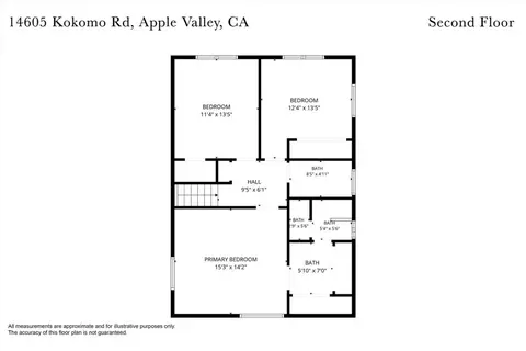 Floorplan - 14605 Kokomo, Apple Valley, CA 92307 photo 2 of 2