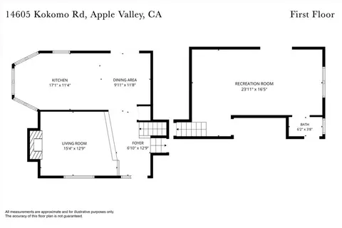 Floorplan - 14605 Kokomo, Apple Valley, CA 92307 photo 1 of 2