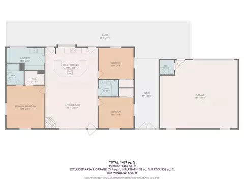 Floorplan - 11765 Cottontail Ln, Apple Valley, CA 92308 photo 1 of 1