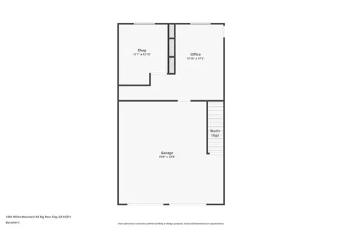 Floorplan - 1004 White Mountain Dr, Big Bear City, CA 92314 photo 4 of 4