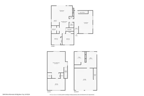 Floorplan - 1004 White Mountain Dr, Big Bear City, CA 92314 photo 3 of 4