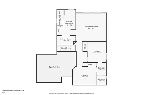 Floorplan - 2584 Gunnison, Colton, CA 92324 photo 2 of 2
